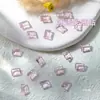 Rinestones para Uñas Ice-Clear Tendencia Verano Coloridos Rinestones de Base Puntiaguda Rinestones Transparentes Irregulares Rinestones Rectangulares de Corazón Ovalados para Uñas