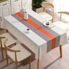 Mantel de PVC de espiga naranja al por mayor de alta calidad estilo ins para mesa de té de tela de hilo mantel transfronterizo