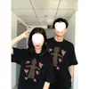 Algodón Puro Peinado, Camisetas Especiales a Juego para Pareja, Nueva Moda Verano 2026, Tops Sueltos Trendy Disoo