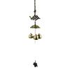 Campanas de viento de aleación de loto colgante de campana de bronce adornos vintage hogar boutique de comercio exterior suministro Yiwu