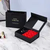 Caja de Joyería con Tapa abatible al por mayor, Cajas de Regalo para Pendientes, Collares, Joyería, Cajas de Regalo de Alta Gama para Anillos, Cajas de Empaque para Regalo del Día de San Valentín
