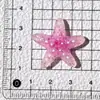 Accesorios de resina de estrella de mar en color degradado para fundas de teléfono DIY, pasadores, coleteros, decoraciones de zapatos y materiales para juguetes