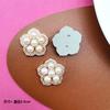 Estilo coreano geométrico pérola diamante fundo plano pequeno remendo de resina estilo perfumado diy headwear grampo de cabelo caso do telefone móvel acessórios de vestuário