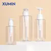Xumin Disponible en Stock Botella Blanca de Champú de 200ml, Botella de Loción, Botella de Gel de Ducha de 500ml, Botella con Bomba para Gel Antibacterial