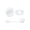 Tapa de silicona anti-desbordamiento para explosiones transfronterizas, juego de 3 piezas para taza Stanley, soporte para bolígrafo de 10 mm, tapa para pajilla, a prueba de polvo, tapón anti-desbordamiento, antiincrustante