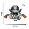 Adesivo de Tecido Bordado em Ferro de Roupa Jeans Ocidental Transfronteiriço Bolsa Roupas Decoração Patch Cavalo Desenho Animado Guitarra Capítulo Menino