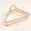 Pinza para el cabello transfronteriza, pinza para el cabello de aleación galvanizada, accesorios para el cabello con parte posterior, moda simple, estilo coreano para mujeres, pinza para el cabello Dafa Grab Stall