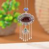One Deer Silver S925 Sterling Silver Southern Red Hetian Jade Jade Blood Po National Tide Esmalte Ruyi Egg Noodle Pingente de borla