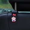 Gancho para coche de dibujos animados creativo lindo colgante para coche respaldo de asiento gancho multifuncional para coche venta al por mayor