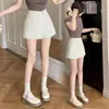 Shorts de Mujer Estilo Chanel Traje de Verano 2026 Pantalones Falda de Corte A Cintura Alta Pantalones de Pierna Ancha Pantalones Cortos Botonados Falda para Mujer