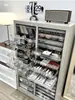 Gabinete de Almacenamiento para Uñas Artísticas de Documentos A4 Cajón Plano Tipo Cosméticos Esmalte de Uñas Repostería Amasado Granos Pegatinas Acero Almacenamiento