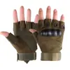 Luvas táticas de meio dedo para entusiastas militares, treinamento, esportes, fitness, ciclismo, montanhismo ao ar livre, protetoras, resistentes ao desgaste, antiderrapantes, transfronteiriças