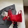 Bolsa de Axila Tecida Cor Sólida Estilo Novo Verão 2026 Bolsa de Mão Casual Moda Grande Capacidade Bolsa Transversal Personalizada