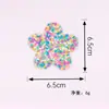 Zhaoshun Argila Macia Colorida Tecido Não Tecido Padrão Apliques Termocolantes Suporte Adesivo Termofusível Acessórios de Roupa DIY Atacado