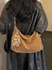 Bolso de hombro cruzado de gran capacidad transfronterizo para mujer, nuevo bolso de hombro simple, bolso tote de nicho, bolso cruzado de moda