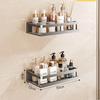 Estante de Almacenamiento para Baño, Estante de Almacenamiento para Baño, Inodoro, Lavabo, Montaje en Pared sin Taladro