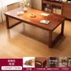 Escritorio, Sala de Estar, Hogar Escritorio Grande Largo, Mesa para Leer y Estudiar, Escritorio Doble, Mesa para Computadora de Trabajo en la Sala de Estar