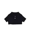 Polo Clásico~Algodón Puro Amigable con la Piel~Estilo Primavera y Verano~Tops de Punto de Manga Corta para Niños