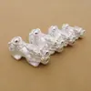 Plata de pie S999 plata dura 3D lingote de la fortuna valiente pulsera hecha a mano DIY accesorios de cuentas materiales para joyería