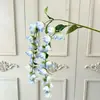 Campanilla de viento colgante de simulación Lirio del valle Boda Flores artificiales Decoración de techo de salón de bodas Flores de simulación colgantes Escaparate Decoración suave