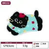 Parches Bordados de Perro Salchicha de Toalla en Stock, Parches Bordados de Gato y Perro de Dibujos Animados, Parches Decorativos para Accesorios de Ropa Transfronterizos