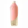 Taza de Agua de Silicona Portátil para Mascotas al Aire Libre, Botella de Agua para Perros, Dispensador de Agua Portátil para Exteriores, Taza de Viaje para Gatos y Perros para Beber Agua
