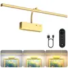 Lámpara de Pared Recargable LED Serie con Control Remoto Faro de Cabeza Espejo Tricolor Lámpara Mural para el Hogar Lámpara de Espejo para Armario Lámpara de Espejo para Baño