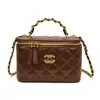 Bolsa de Corrente com Strass Feminina Outono Novo Design de Nicho de Alta Qualidade Grande Capacidade Transversal Portátil Bolsa Saco