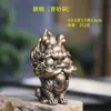 Figuras de Animais Auspiciosos em Pedra Azul Imitação, Decorações de Micro-Paisagem para Tanques de Peixes de Jardim, Pequenos Enfeites Pixiu e Tartaruga Estilo Chinês