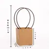 Dia das Mães Bolsa de Couro Impermeável para Arranjo de Flores Embalagem para Buquê Caixa de Presente Bolsa Tote Embalagem para Flores Musiss/Muxi Várias Cores