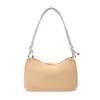 Nova Bolsa de Palha Tecida Casual Simples e Leve de Verão para Mulheres, Bolsa de Mão e Bolsa de Ombro Estilosa com Grande Capacidade