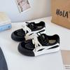 Tênis de Lona com Estampa de Leopardo Americano Tênis Casuais para Mulheres Outono 2025 Novo Versátil Casual Esportivo Confortáveis Sapatos 6681