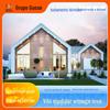 Casa Modular Montada Villa de Aço Leve Casa Móvel Casa Combinada Casa Caixa Montada Estrutura de Aço para Container Residencial