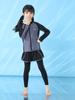Traje de Baño para Niños, Cárdigan para Niño, Traje de Surf, Traje de Baño de Protección Solar de Manga Larga para Niñas Medianas y Grandes, Traje de Neopreno Familiar de Secado Rápido
