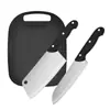 Cuchillo de cocina cuchillo para rebanar cuchillo de chef tijeras de cocina pelador traje de combinación multicolor cuchillo de cocina en stock al por mayor