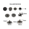 Hebilla Magnética, Botón de Presión de Doble Cara, Cierre Magnético, Accesorios para Maletas Botón Magnético 14mm-18mm Botón Magnético de Hebilla