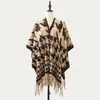 Bufanda con Abertura para Mujer, Estilo Coreano para Primavera y Otoño, Versátil de Doble Uso, Bufanda Gruesa y Cálida para el Cuello, Chal Largo de Alta Gama