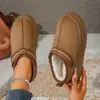 Sapatos de inverno femininos estilo étnico retrô transfronteiriços, sapatos de algodão com sola grossa, fita geométrica tecida, confortáveis, versáteis, tamanho grande, comércio exterior