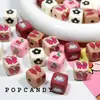 Gran Venta Cuadrado Retro Lazo Flores Pequeñas Cuentas Accesorios DIY Cuentas Sueltas Cadena para Teléfono Móvil Colgante Cadena para Bolso Joyería Otoño e Invierno