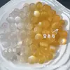 10mm Colorido Que Muda de Cor Imitação Olho de Gato Resina Pérola Contas UV para DIY Pulseira Colar Contas Soltas