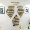 Soporte para Arte de Uñas Montaje en Pared Forma de Corazón Soporte de Exhibición de Celebridades de Internet Soporte de Exhibición para Esmalte de Uñas Gel Estante de Pared para Salón de Uñas Vitrina