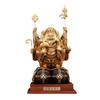 Cor Latão Cortado Ouro Grande Três Lados Grande Deus da Riqueza Preto Estátuas de Bronze Decorações para Casa Artesanato Enfeites