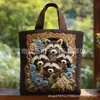Bolso de Mano con Estampado de Moda Tendencia para Mujer 3D Transfronterizo Nuevo Producto Temu Amazon Bolso de Hombro Lona 300g