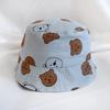 Chapéu infantil Primavera e Outono All-match Chapéu de sol de estilo ocidental Bebê feminino Chapéu de pescador macio e confortável Protetor solar Chapéu de sol para meninos
