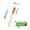 Escova pequena de arame de aço, escova de cerdas de PP, escova de limpeza de arame de cobre 7 polegadas Escova de arame de aço inoxidável para reparo de telefone, cozinha e limpeza de rodas de carro