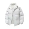 Chaqueta de Algodón Nueva y de Moda para Hombre Invierno 2026, Abrigo de Algodón Engrosado con Lana de Cordero, Ropa Exterior Casual de Cuello Alto para Hombre