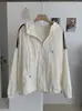 Chamarra con Capucha KEKEZOON Bloques de Color con Cremallera 2026 Otoño Nueva Casual Holgada de Manga Larga para Mujer 8348