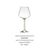Venta directa del fabricante: Decantador de Cristal, Copa de Gran Capacidad, Copa de Vino Tinto, Alto Valor Estético, Decantador en Forma de U con Esmalte Rosa