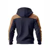 Tamanho Europeu Masculino Inverno Lã Quente Xadrez Zíper Masculino Casual Esportivo Com Capuz Moletom Caimento Solto