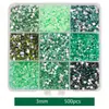 Cuentas de Arroz Facetadas de Cristal Transparente Zirconio para Pulsera Collar Decoración Hecha a Mano 7